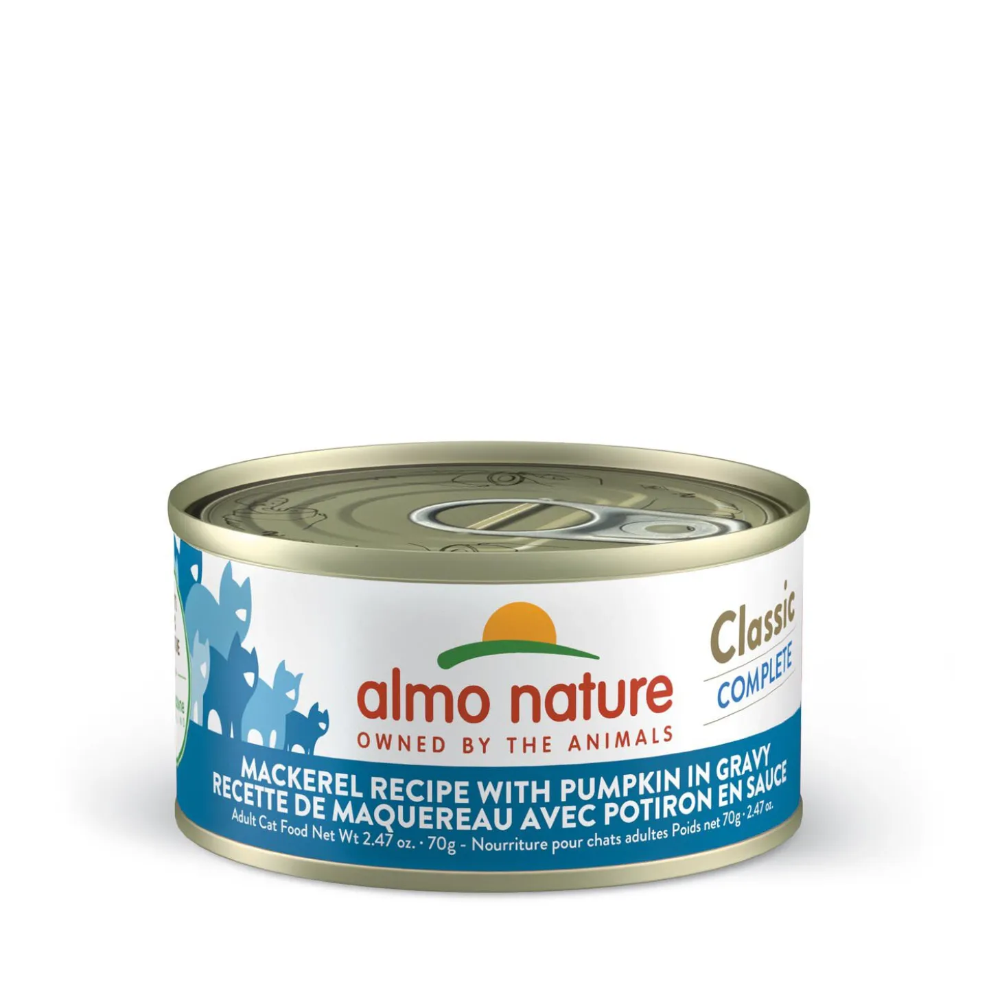 « Classic Complete » Mackerel Recipe with Pumpkin in Gravy for Cats, 70 g