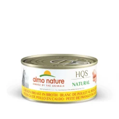 « HQS Natural » Chicken Breast in Broth for Cats, 150 g