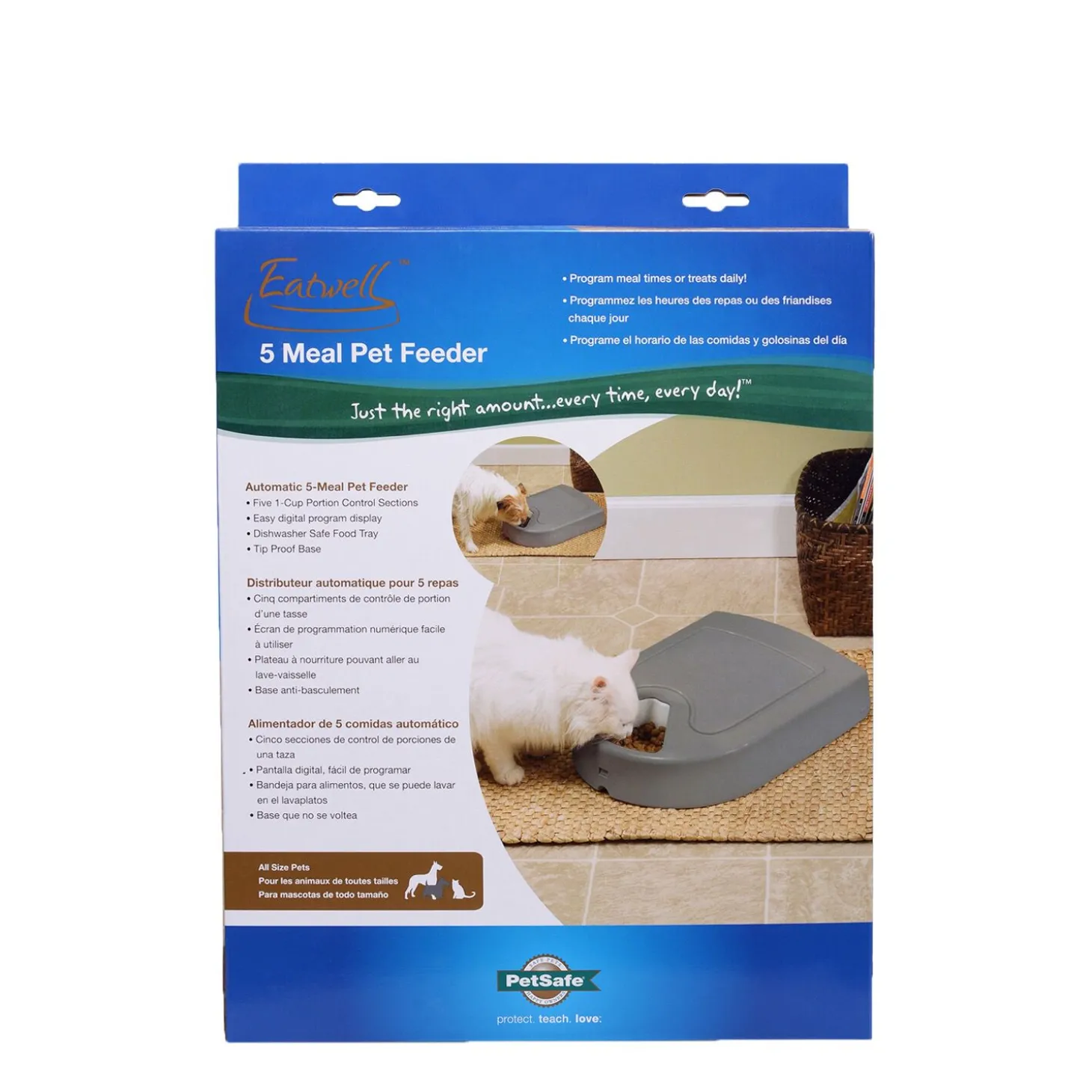 5 meal automatic feeder
