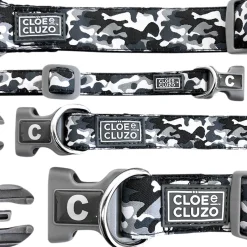 Adjustable dog collar, camo