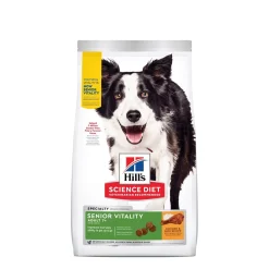 Adult 7+ Senior Vitality Chicken & Rice Dry Dog Food, 9.75 kg