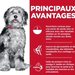 Adult Perfect Weight & Joint Support Chicken Dry Dog Food, 11.34 kg