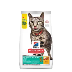 Adult Perfect Weight Chicken Recipe Dry Cat Food, 3.18 kg