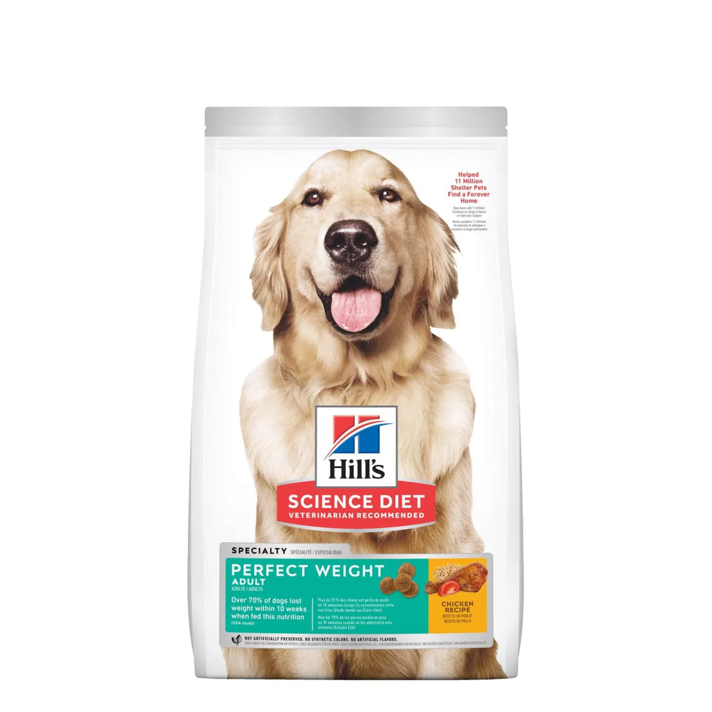 Adult Perfect Weight Chicken Recipe Dry Dog Food, 11.34 kg
