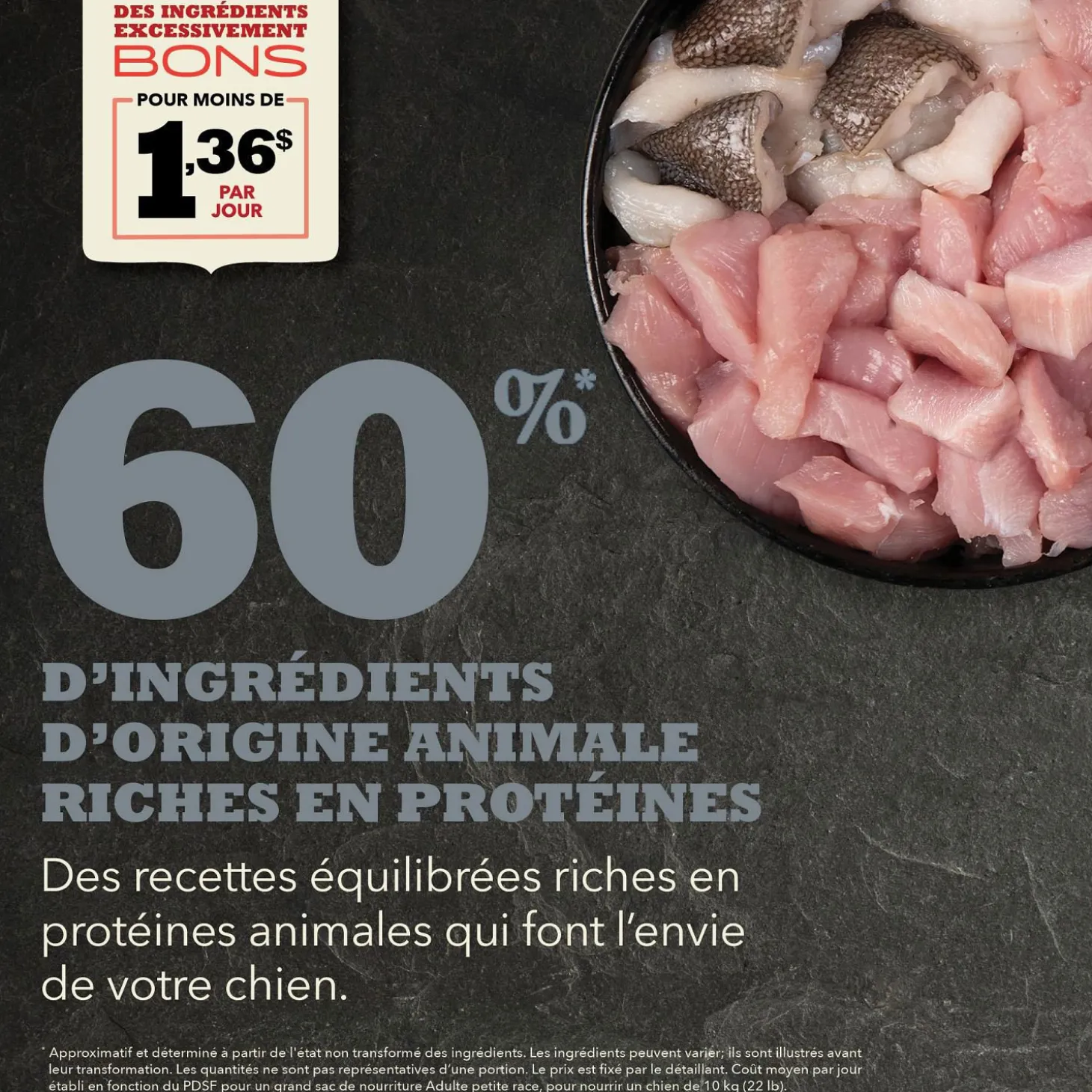Adult Small Breed Run-free Chicken and Raw Hake Recipe for Dogs, 2 kg