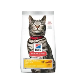 Adult Urinary & Hairball Control Chicken Dry Cat Food, 1.59 kg
