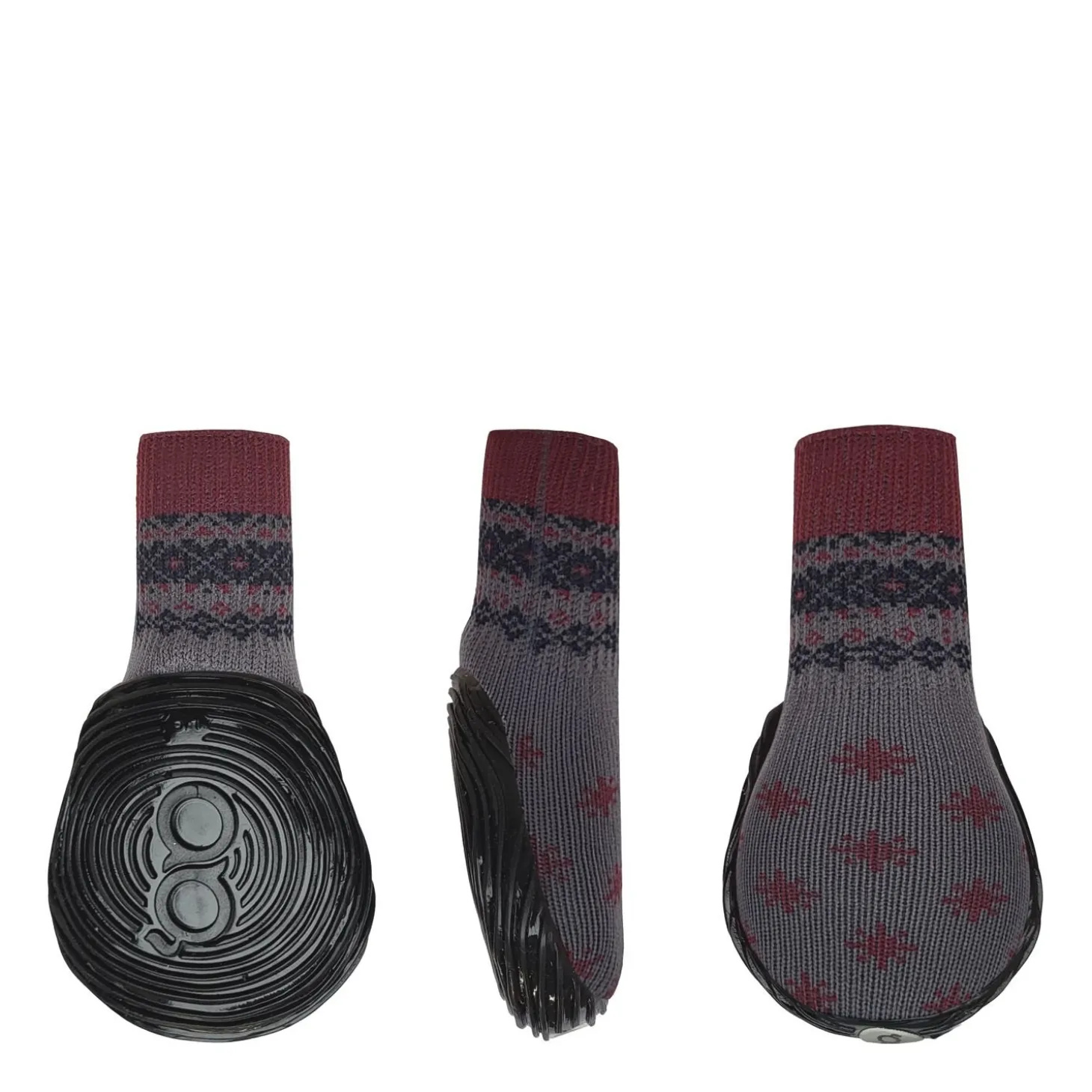 All-Season Dog Boots Winter Print, M