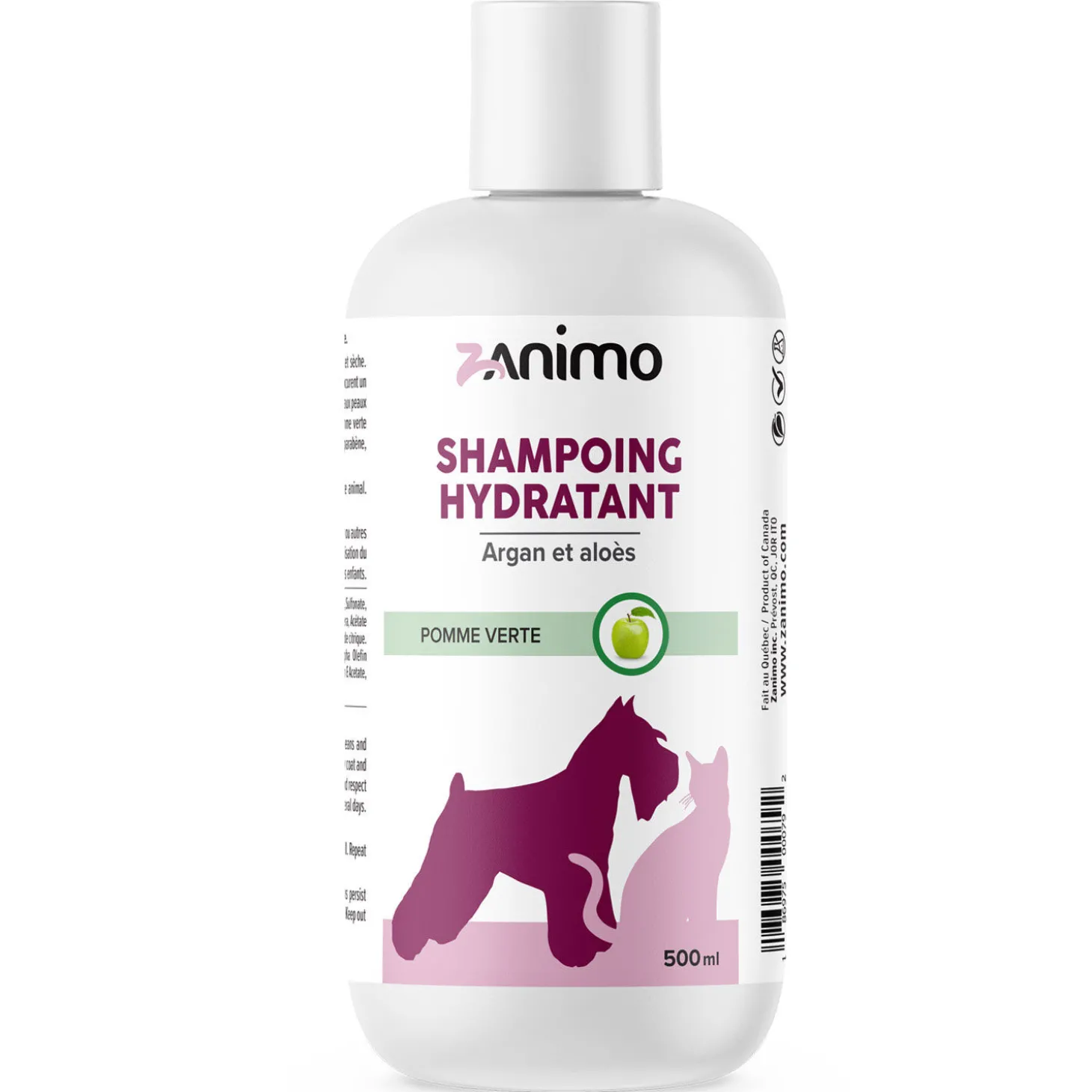 Argan and Aloe Vera Moisturizing Shampoo, 500 ml