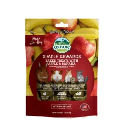 Baked Treats with Apple & Banana for rodents