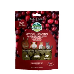 Baked Treats with Cranberry for rodents