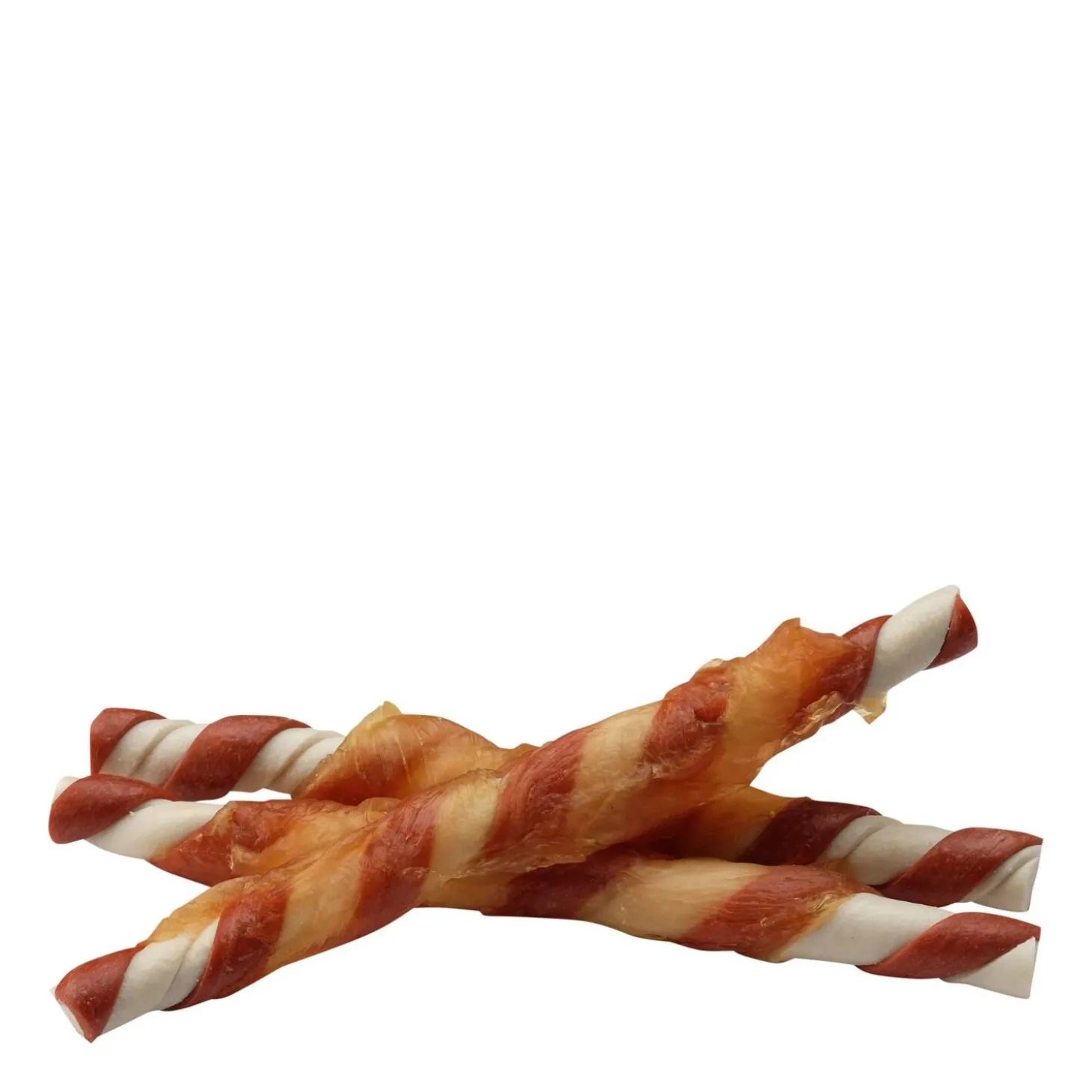 BBQ Chicken Flavored Chicken-Wrapped Twists