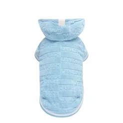 Beach Bum Towel Hoodie Blue, 3XS