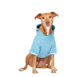 Beach Bum Towel Hoodie Blue, 3XS
