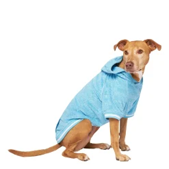 Beach Bum Towel Hoodie Blue, 3XS