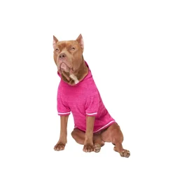Beach Bum Towel Hoodie, Pink