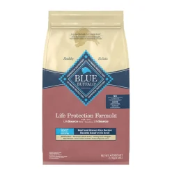 Beef and Brown Rice Dry Food for Small Breed Dogs, 2.7 kg