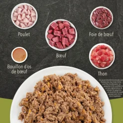 Beef in Bone Broth Wet Cat Food, 155 g