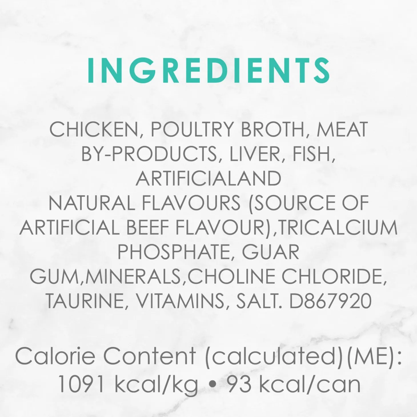Beef wet food for adult cats