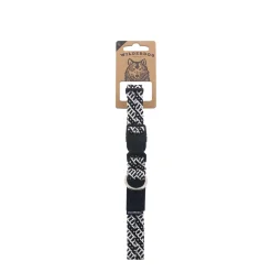 Black and White Rope Collar, L