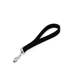 Black double-ply nylon traffic leash