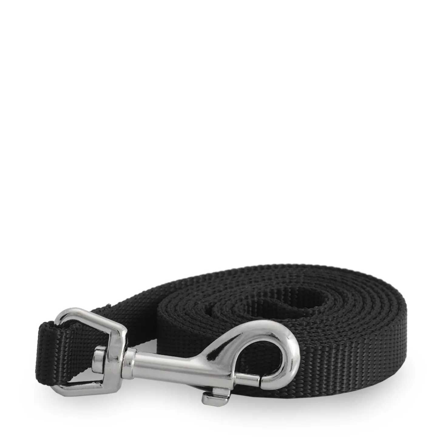 Black nylon simple leash