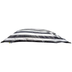 Black Stripes Outdoor Cloud Pillow Cover