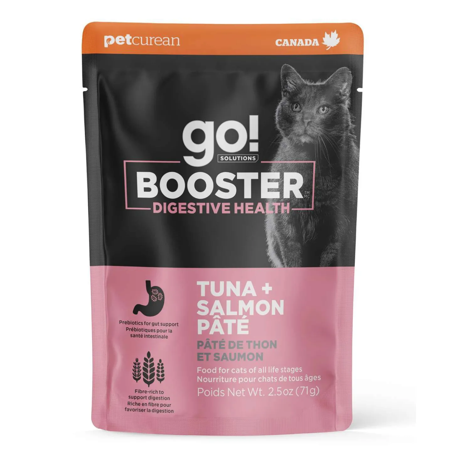 Booster Digestive Health Tuna and Salmon Pâté for Cats, 71 g