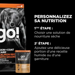 Booster Immune Health Shredded Chicken and Salmon in Broth Meal Topper for Dogs, 79 g