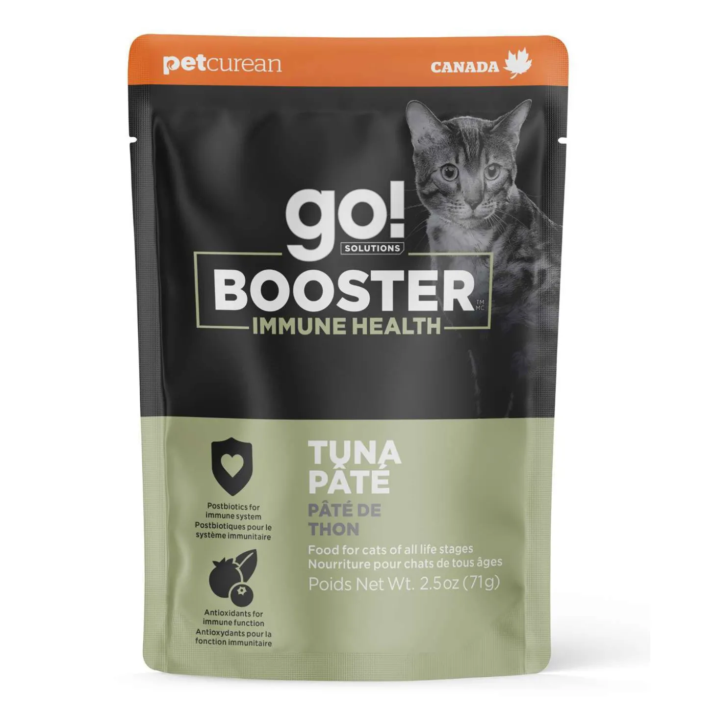 Booster Immune Health Tuna Pâté for Cats, 71 g