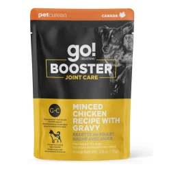 Booster Joint Care Minced Chicken with Gravy Meal Topper for Dogs, 79 g