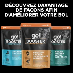 Booster Joint Care Minced Chicken with Gravy Meal Topper for Dogs, 79 g