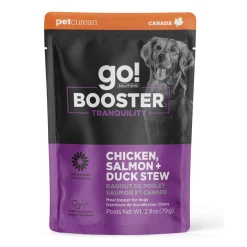 Booster Tranquility Chicken, Salmon and Duck Stew Meal Topper for Dogs, 79 g