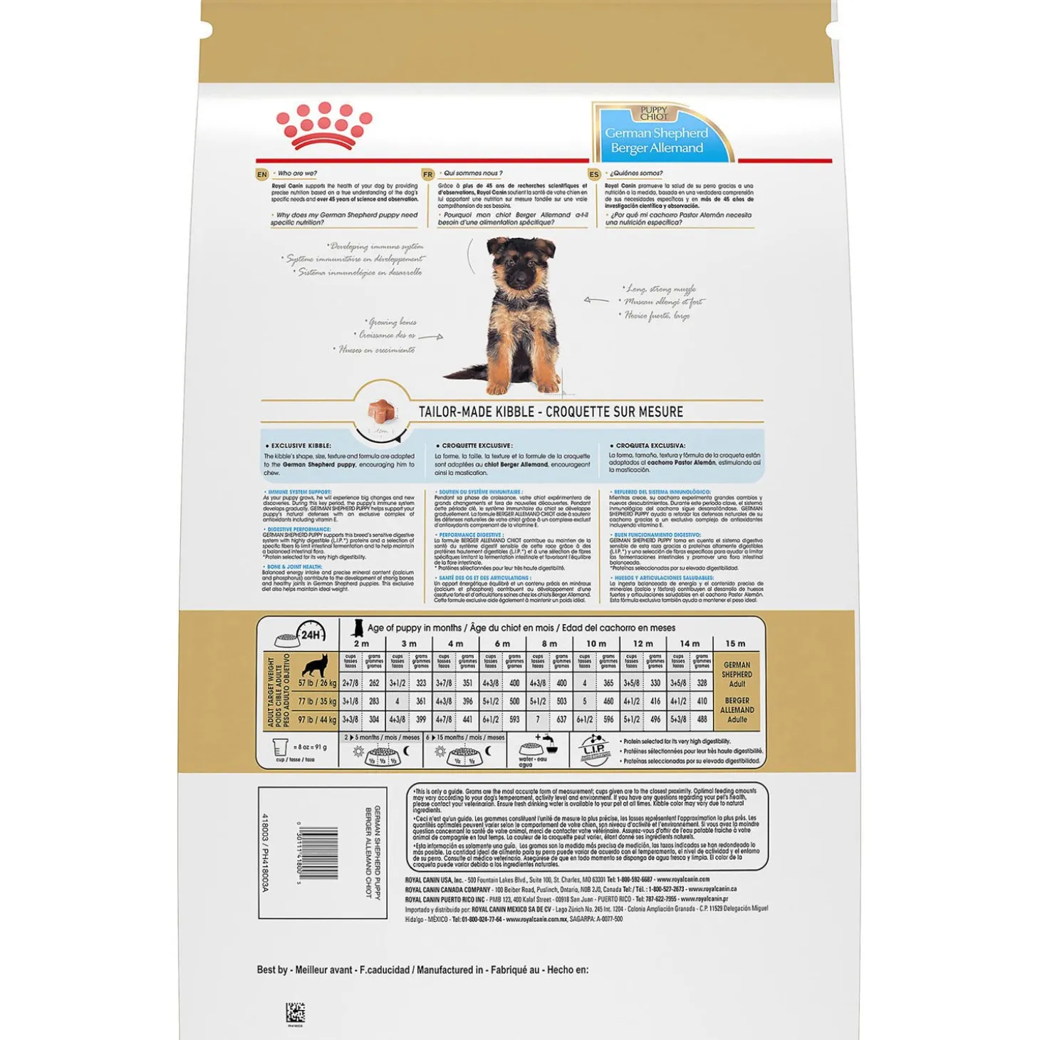 Breed Health Nutrition® German Shepherd Puppy Dry Dog Food