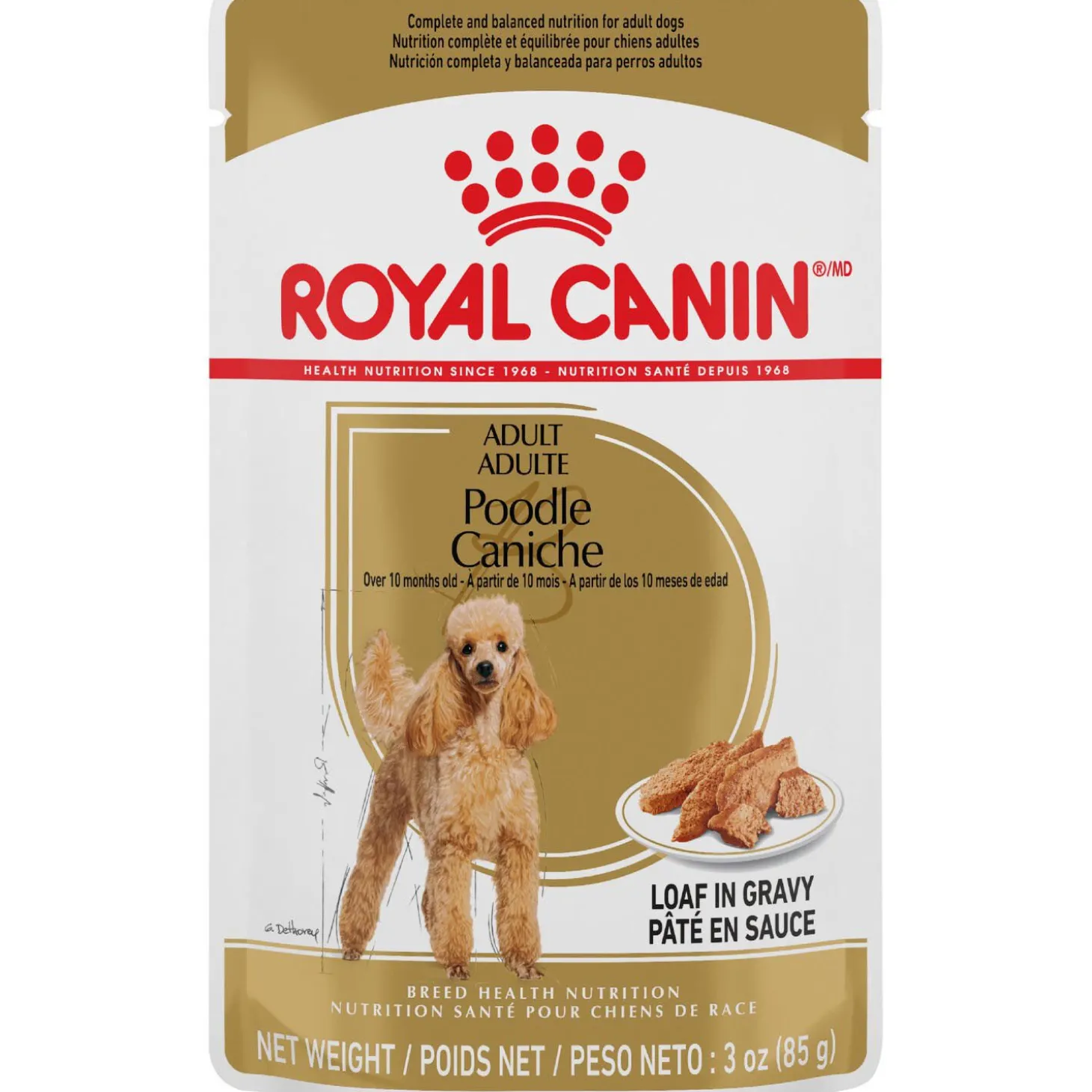 Breed Health Nutrition® Poodle Loaf In Gravy Pouch Dog Food