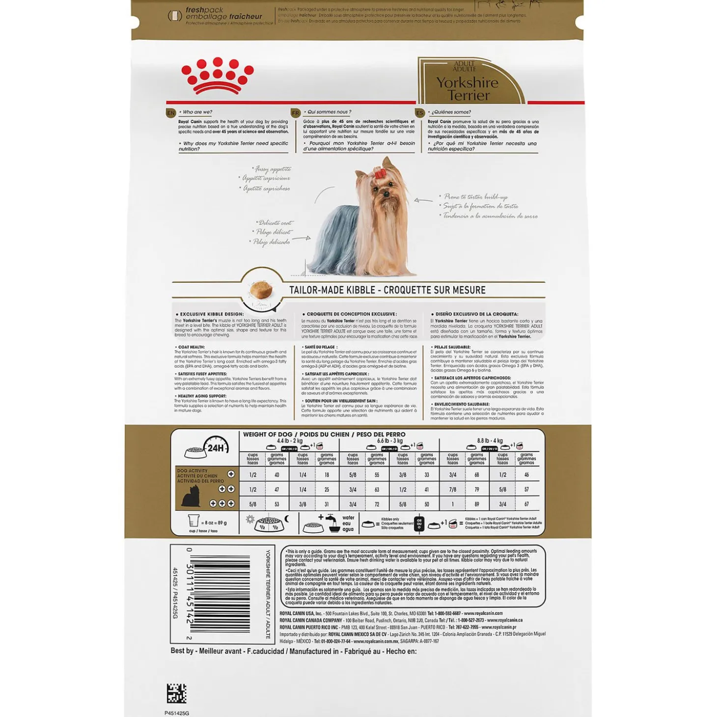 Breed Health Nutrition® Yorkshire Terrier Adult Dry Dog Food