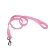 Bright pink single-ply nylon leash