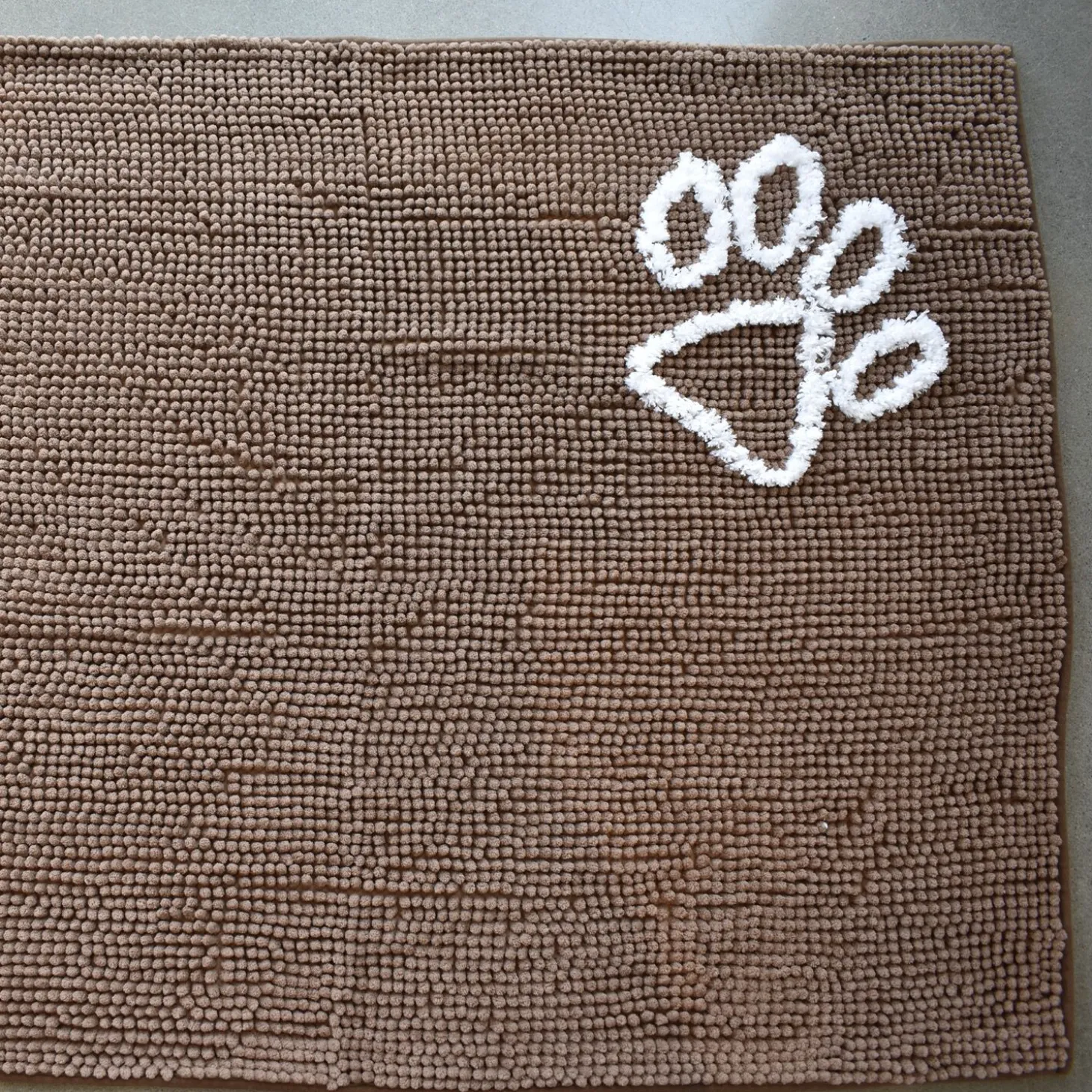 Brown Microfibre Ultra-Absorbant Anti-Slip Pet Mat