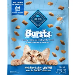 Bursts filled cat treats, chicken