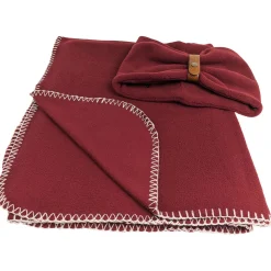 Cabernet Neck Warmer and Blanket