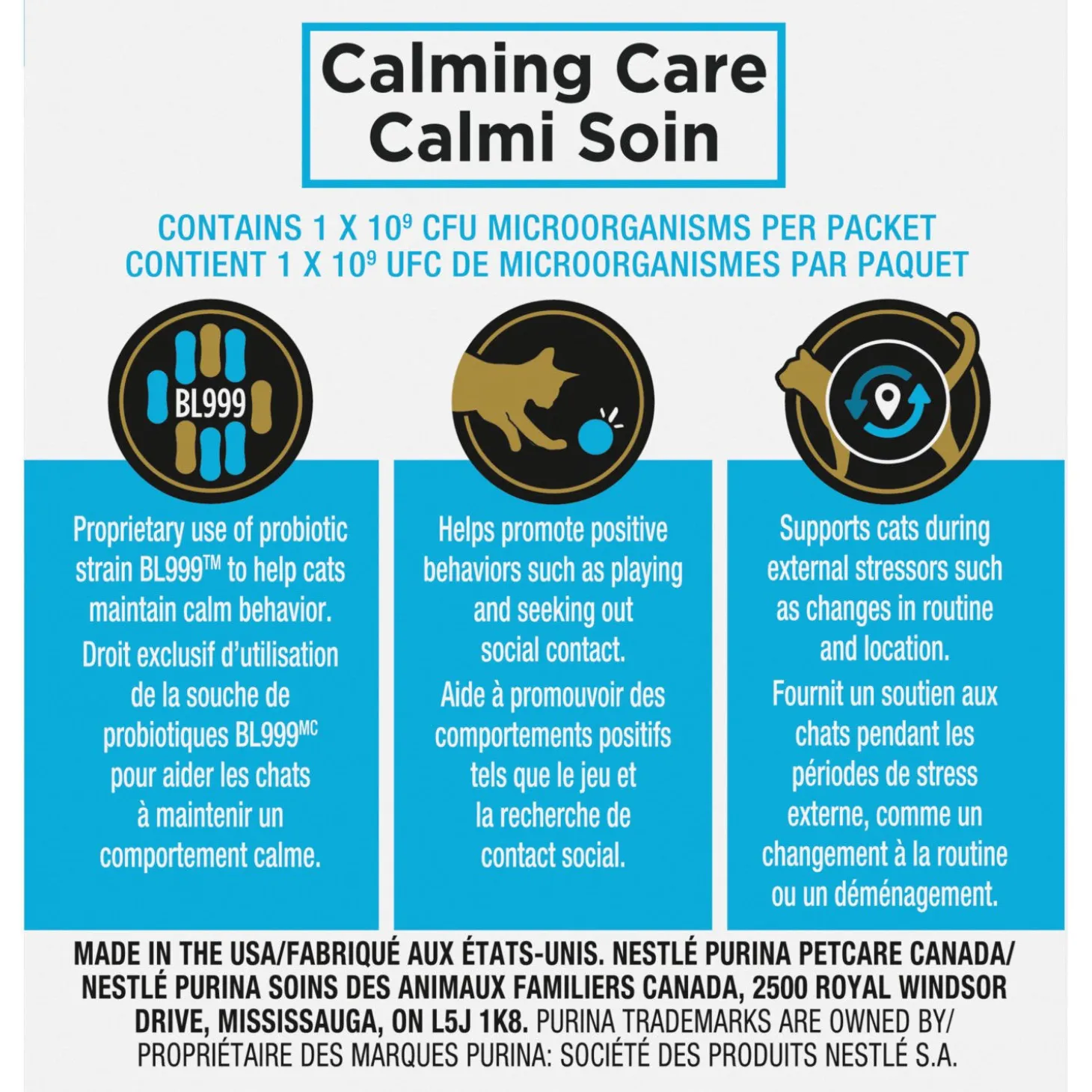Calming Care Powdered Feline Calming Probiotic Supplement, 30 g