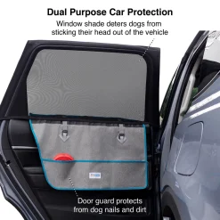 Car Door Guard and Shade, Heather Grey