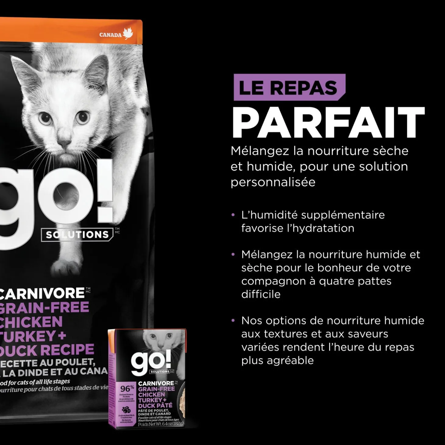 Carnivore Chicken, Turkey and Duck Pâté for Cats, 182 g