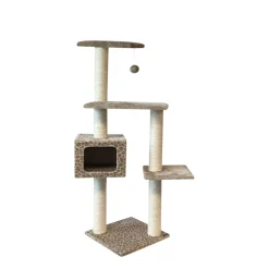 Casablanca Three Tiered Cat Tree with Scratching Post