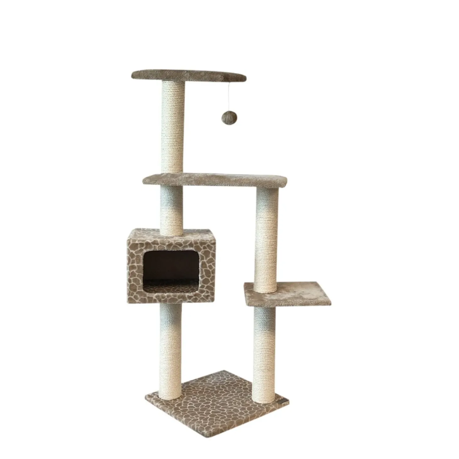 Casablanca Three Tiered Cat Tree with Scratching Post