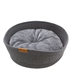 Cat cuddler bed, dark grey