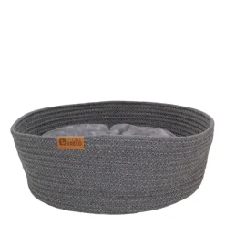 Cat cuddler bed, dark grey