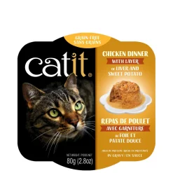 Cat Dinner, Chicken, Liver & Sweet Potato