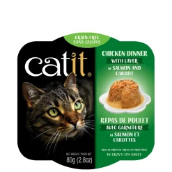 Cat Dinner, Chicken, Salmon & Carrots