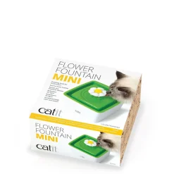 Cat mini water fountain with flower, 1.5 L