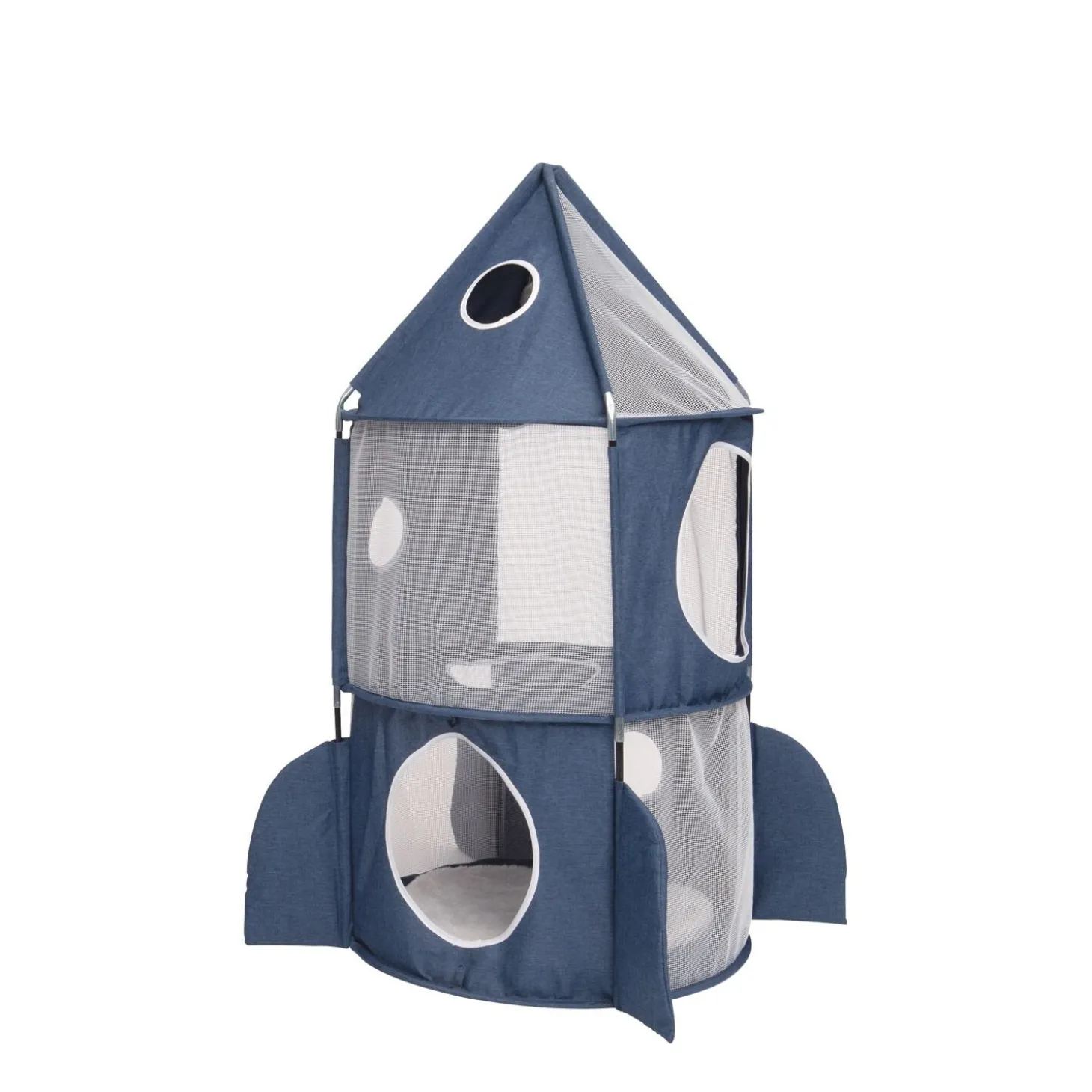 Cat Rocket tower, blue